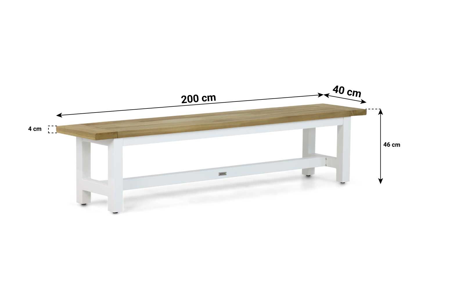 Santika Tendenza/Los Angeles/Seaside 220 cm dining tuinset 5-delig