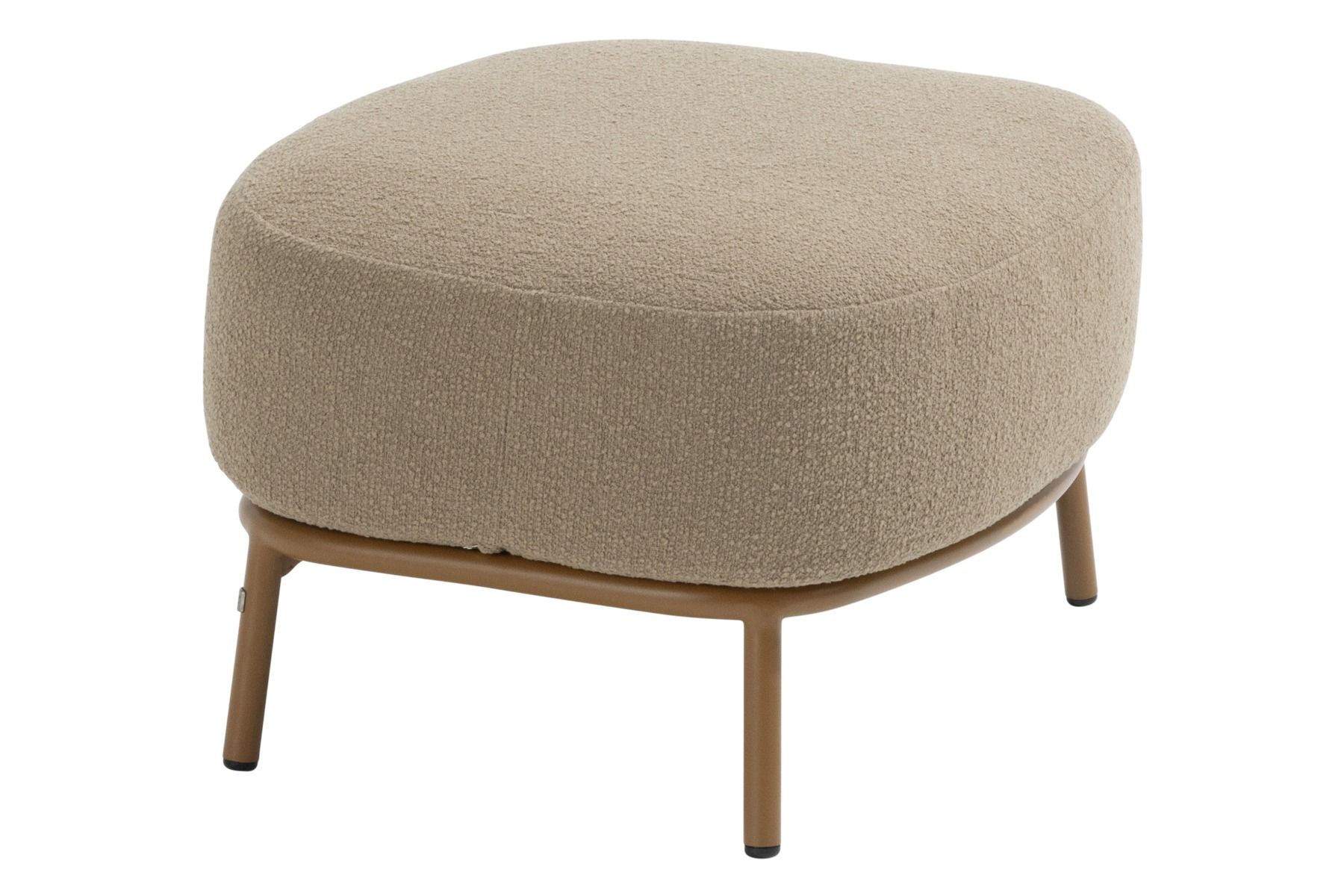 4 Seasons Biarritz Hocker amber mit Kissen