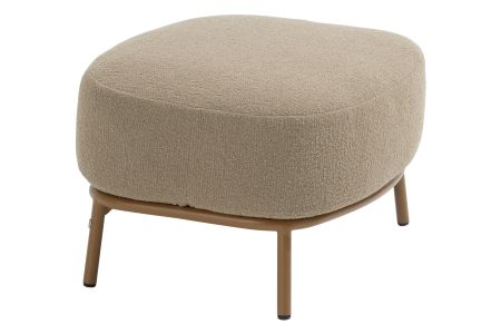 4 Seasons Biarritz Hocker amber mit Kissen