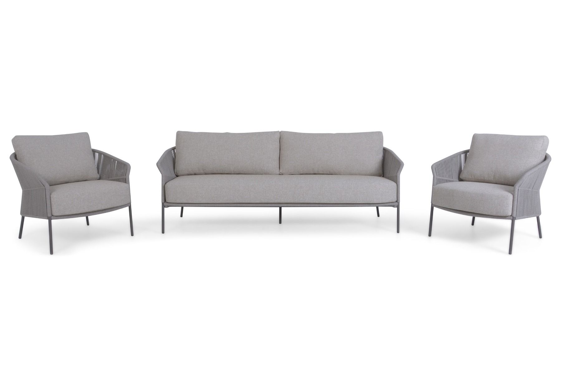 4 Seasons Outdoor Florence stoel-bank loungeset 3-delig