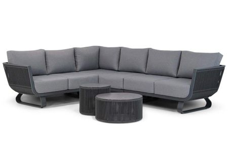 Santika Corniche hoek loungeset 5-delig - Quick Dry Foam