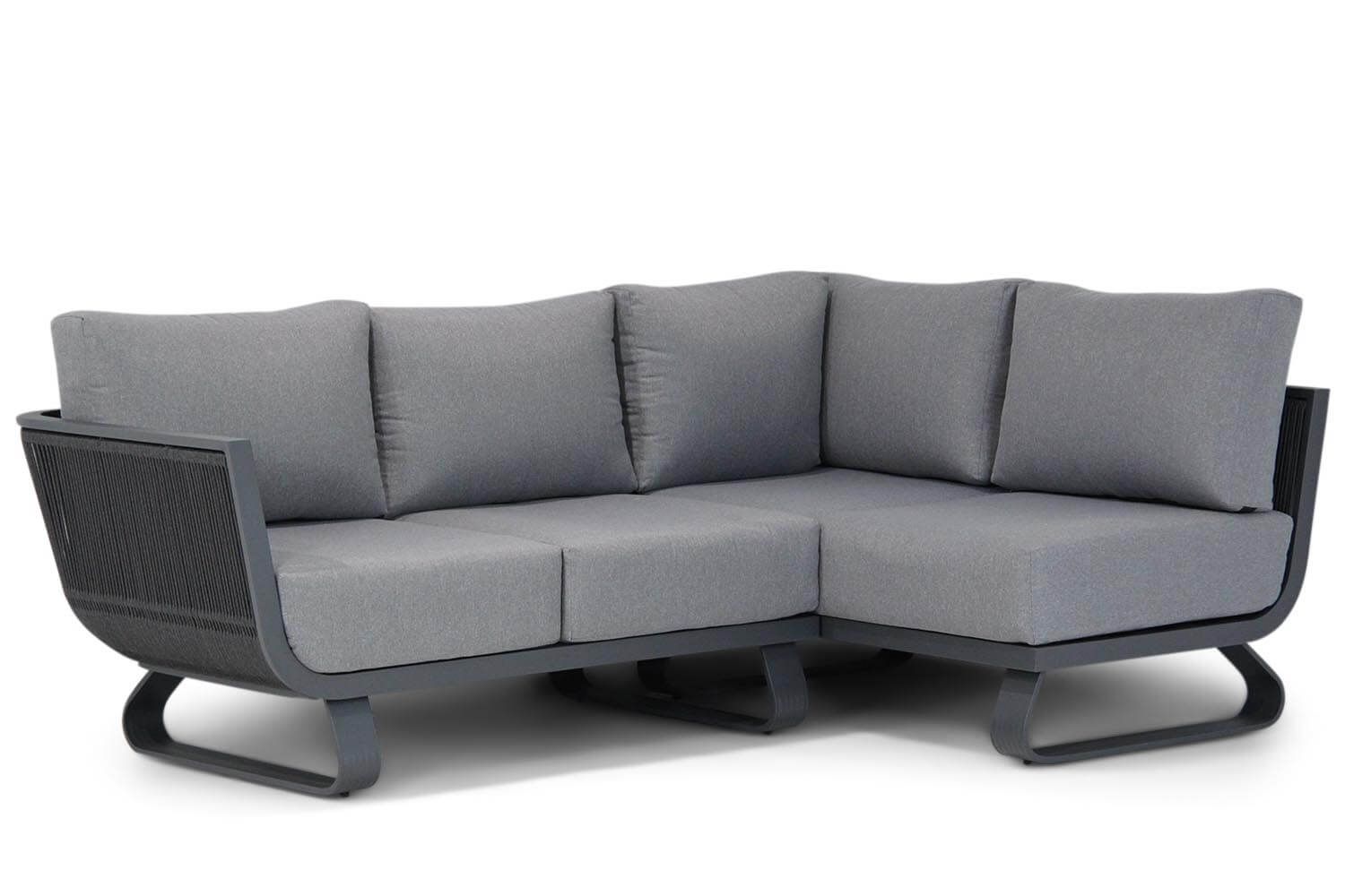 Santika Corniche chaise longue loungeset 3-delig rechts thumbnail