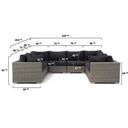 Garden Collections Toronto loungeset U-vorm 8-delig thumbnail