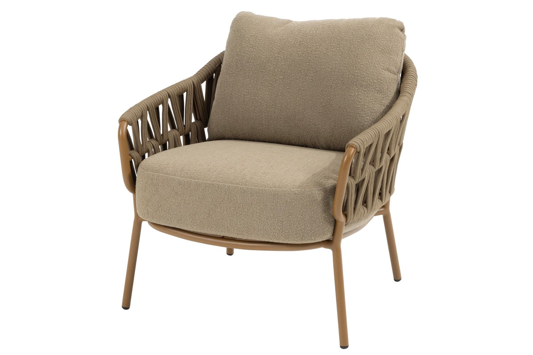 4 Seasons Biarritz low dining chair amber with 2 cushions(per 2 stuks)