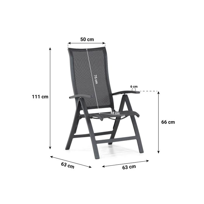 Presto Lucardo/Crossley 245 cm dining tuinset 7-delig