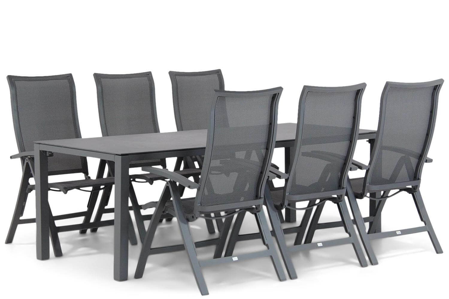 Presto Lucardo/Pallazo 220 cm dining tuinset 7-delig thumbnail