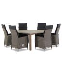 Garden Collections Madera/Brighton 170 cm dining tuinset 7-delig thumbnail