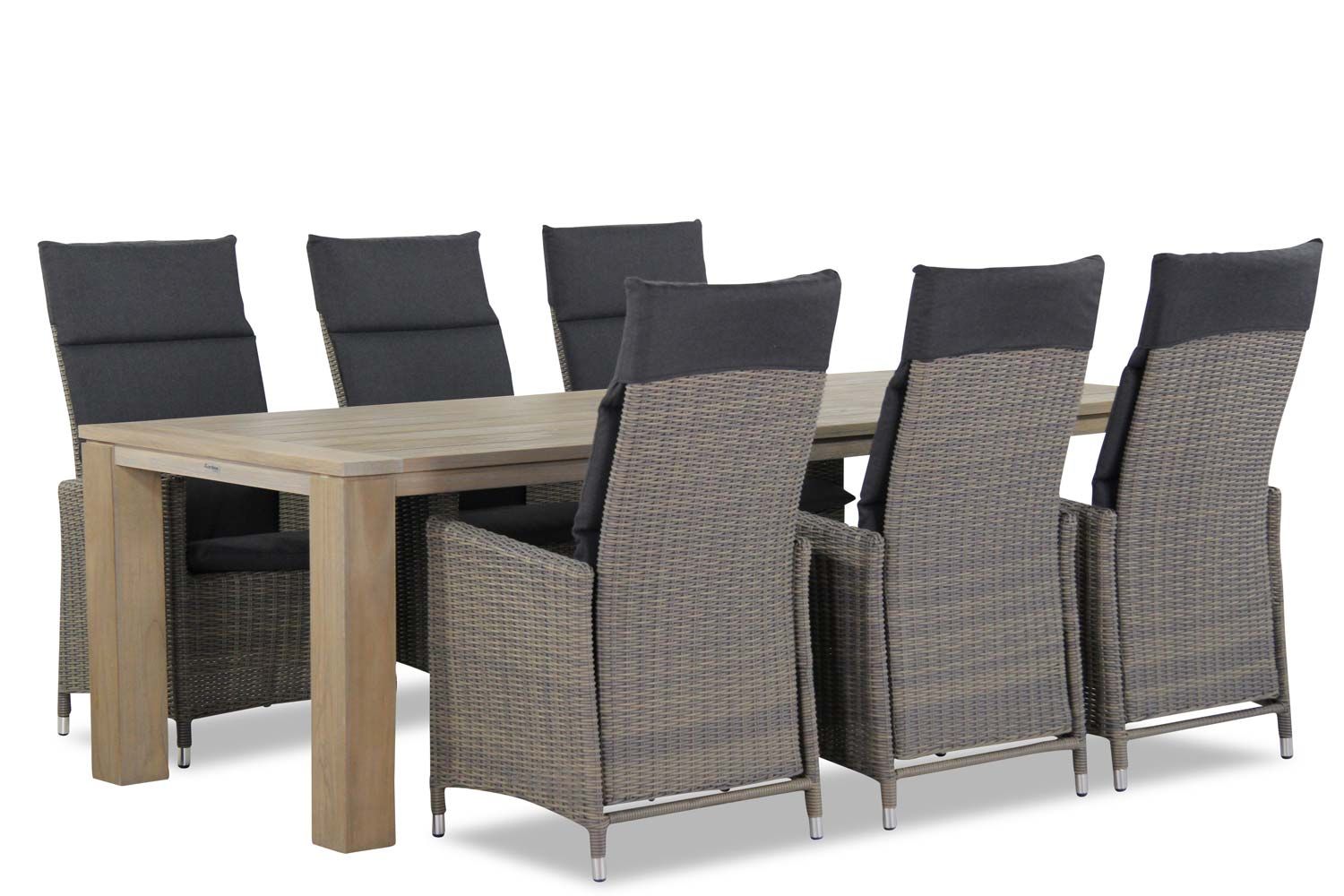 Garden Collections Madera/Brighton 240 cm dining tuinset 7-delig thumbnail
