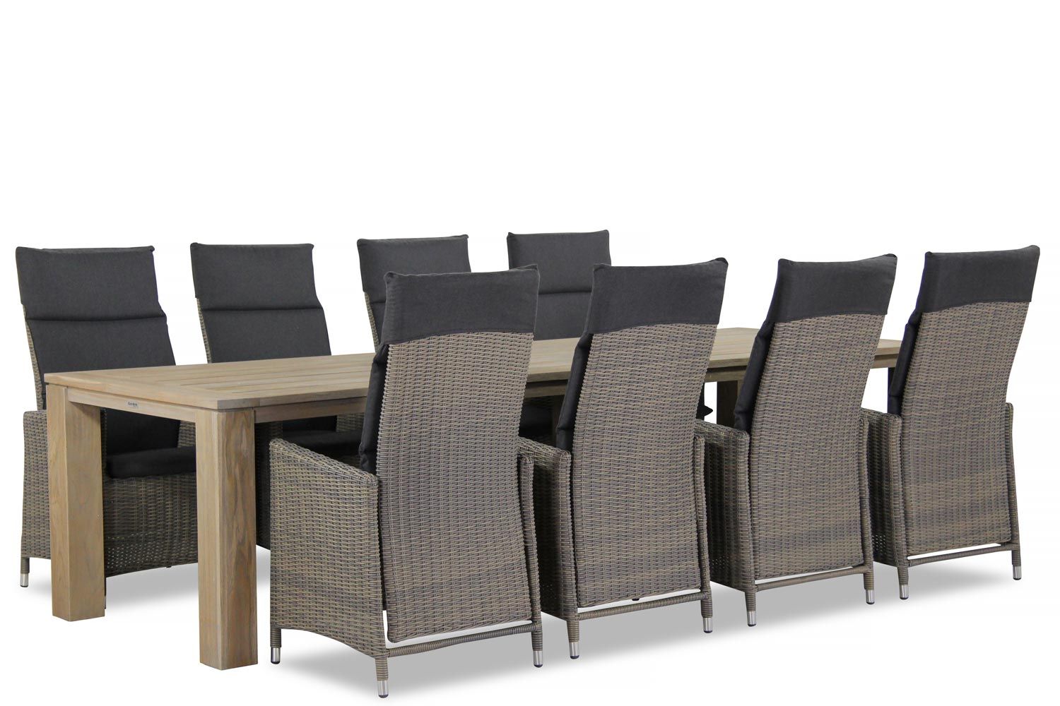 Garden Collections Madera/Brighton 300 cm dining tuinset 9-delig thumbnail