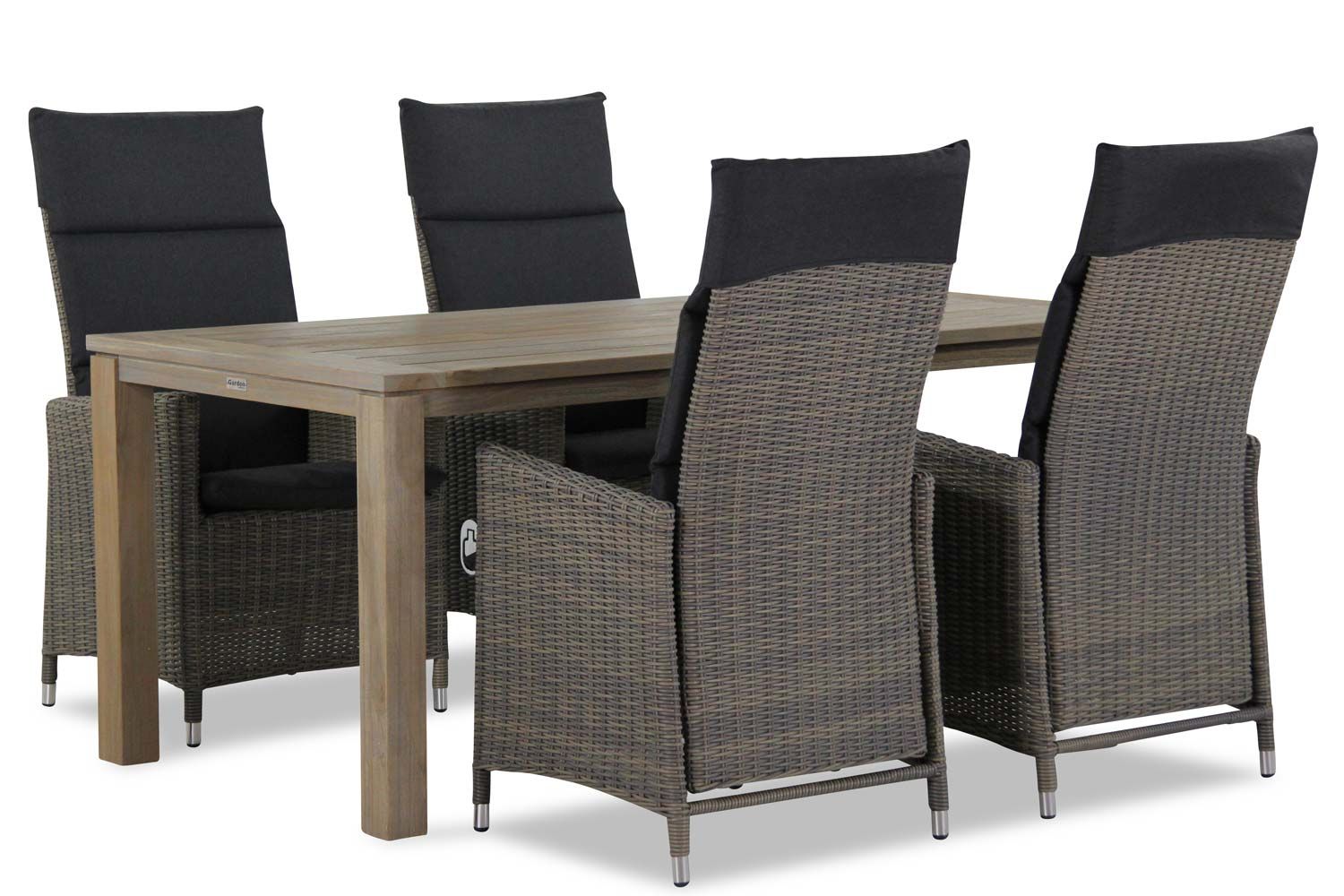 Garden Collections Madera/Bristol 180 cm dining set 5-delig thumbnail