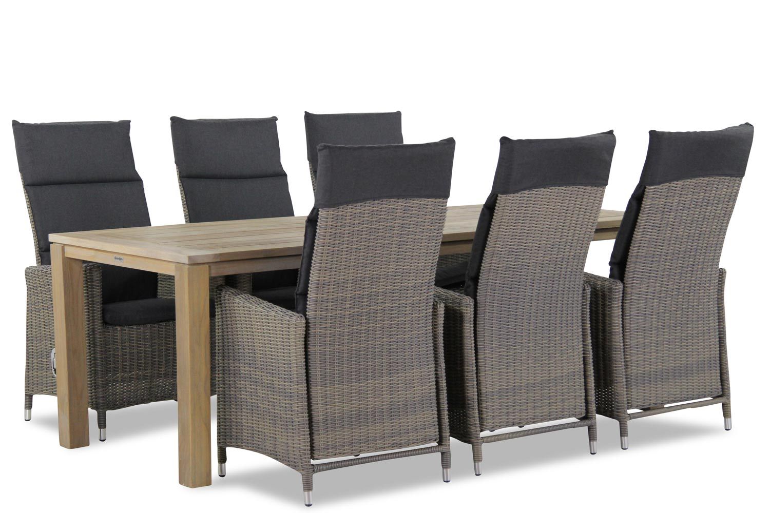 Garden Collections Madera/Bristol 220 cm dining tuinset 7-delig thumbnail