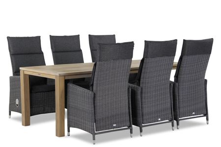 Garden Collections Madera/Bristol 220 cm dining tuinset 7-delig