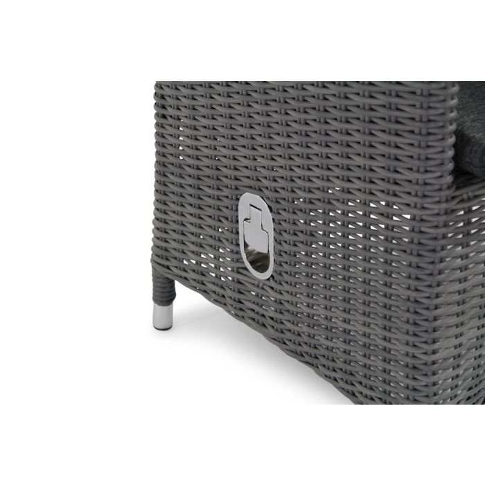 Garden Collections Madera/Graniet triangel 170 cm dining tuinset 7-delig