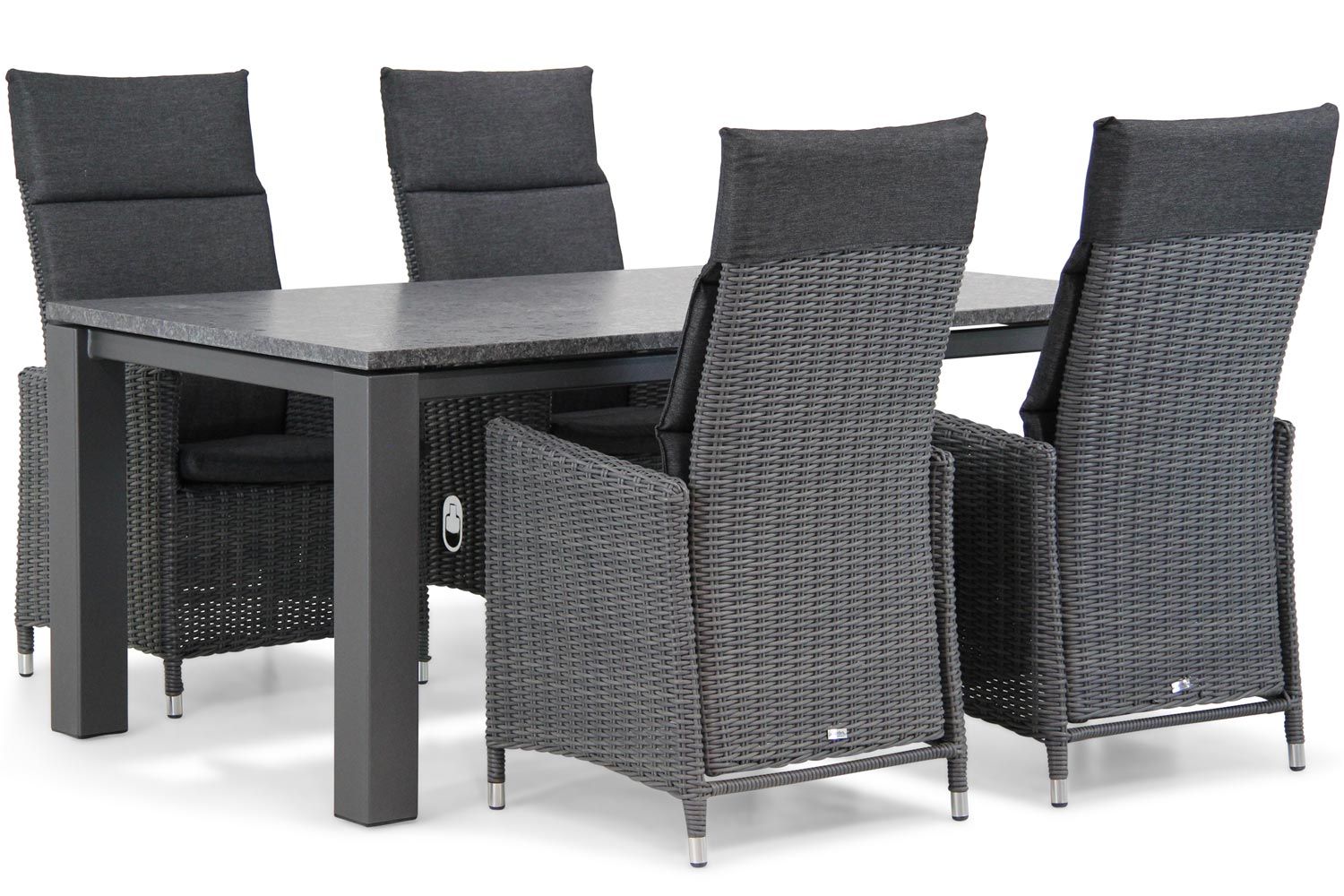 Garden Collections Madera/Alaska 180 cm dining tuinset 5-delig thumbnail