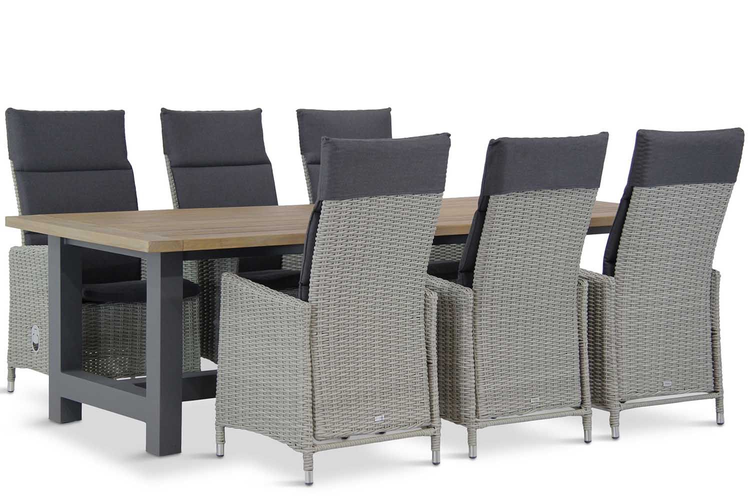 Garden Collections Madera/San Francisco 260 cm dining tuinset 7-delig thumbnail