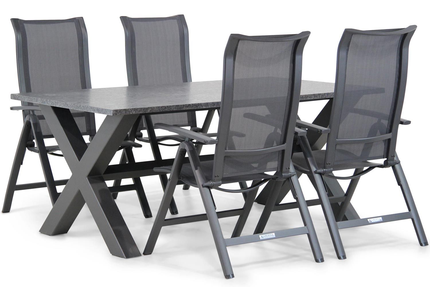 Lifestyle Maretti/Calgary 180 cm dining tuinset 5-delig thumbnail