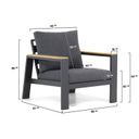 Lifestyle Marietta stoel-bank loungeset 4-delig thumbnail