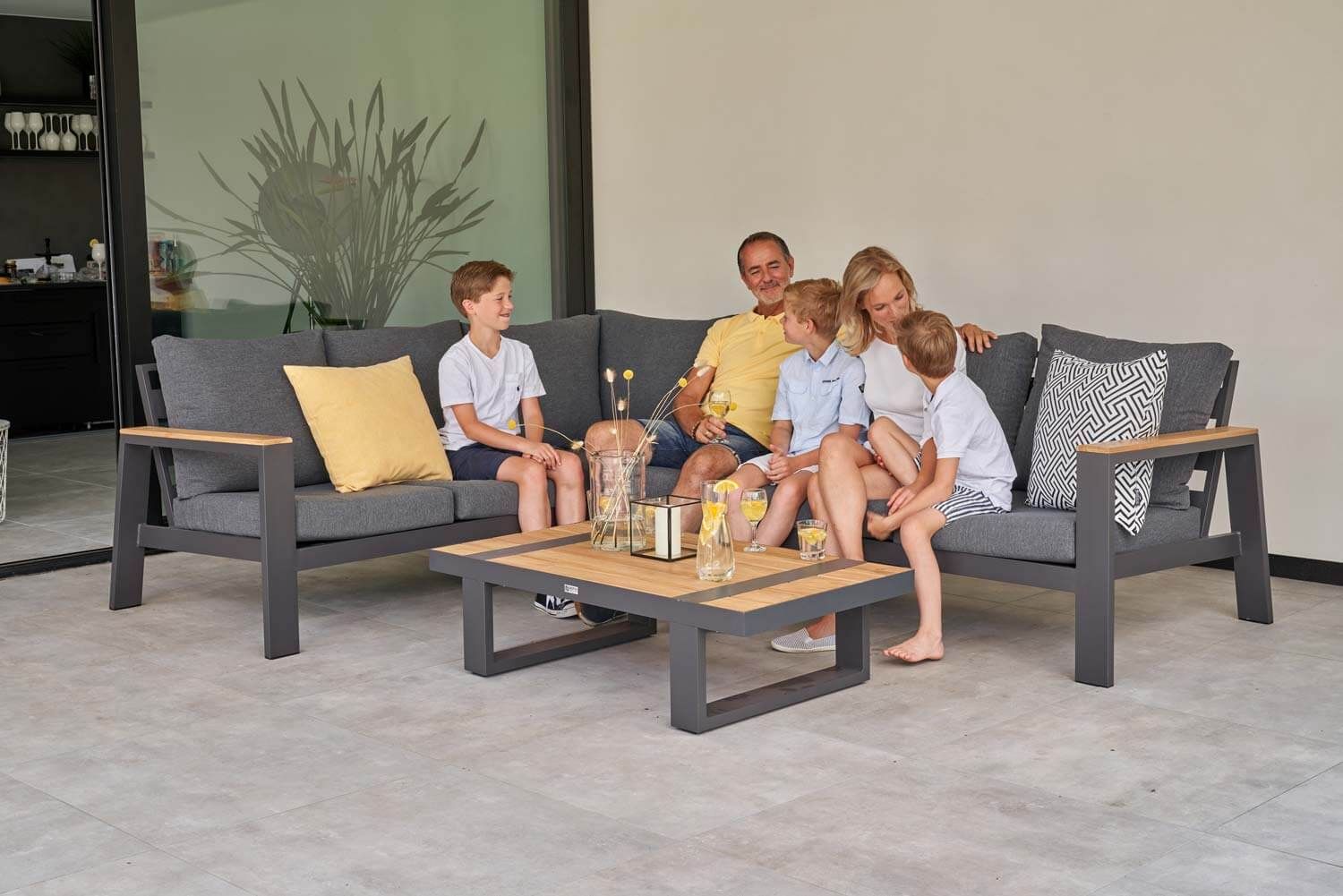 Lifestyle Marietta hoek loungeset 5-delig thumbnail