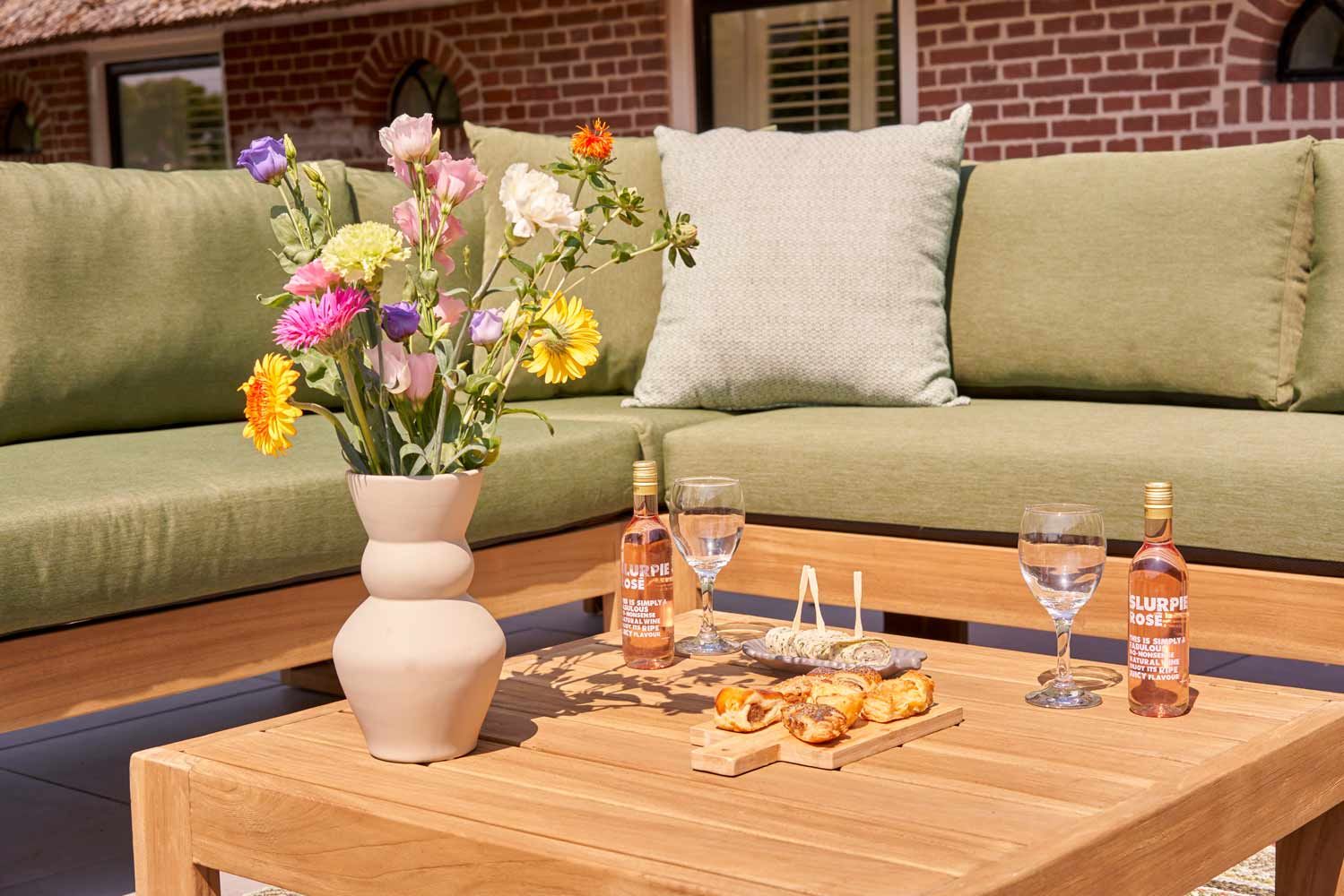 Garden Collections Newbury hoek loungeset 4-delig