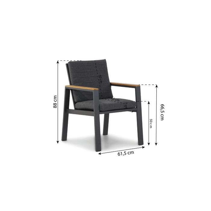 Lifestyle Marietta/Superior 330 cm dining tuinset 9-delig