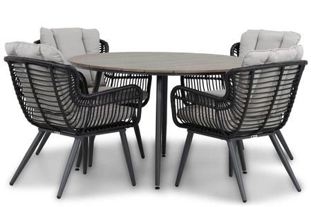 Coco Azzano/Matale 125 cm dining tuinset 5-delig