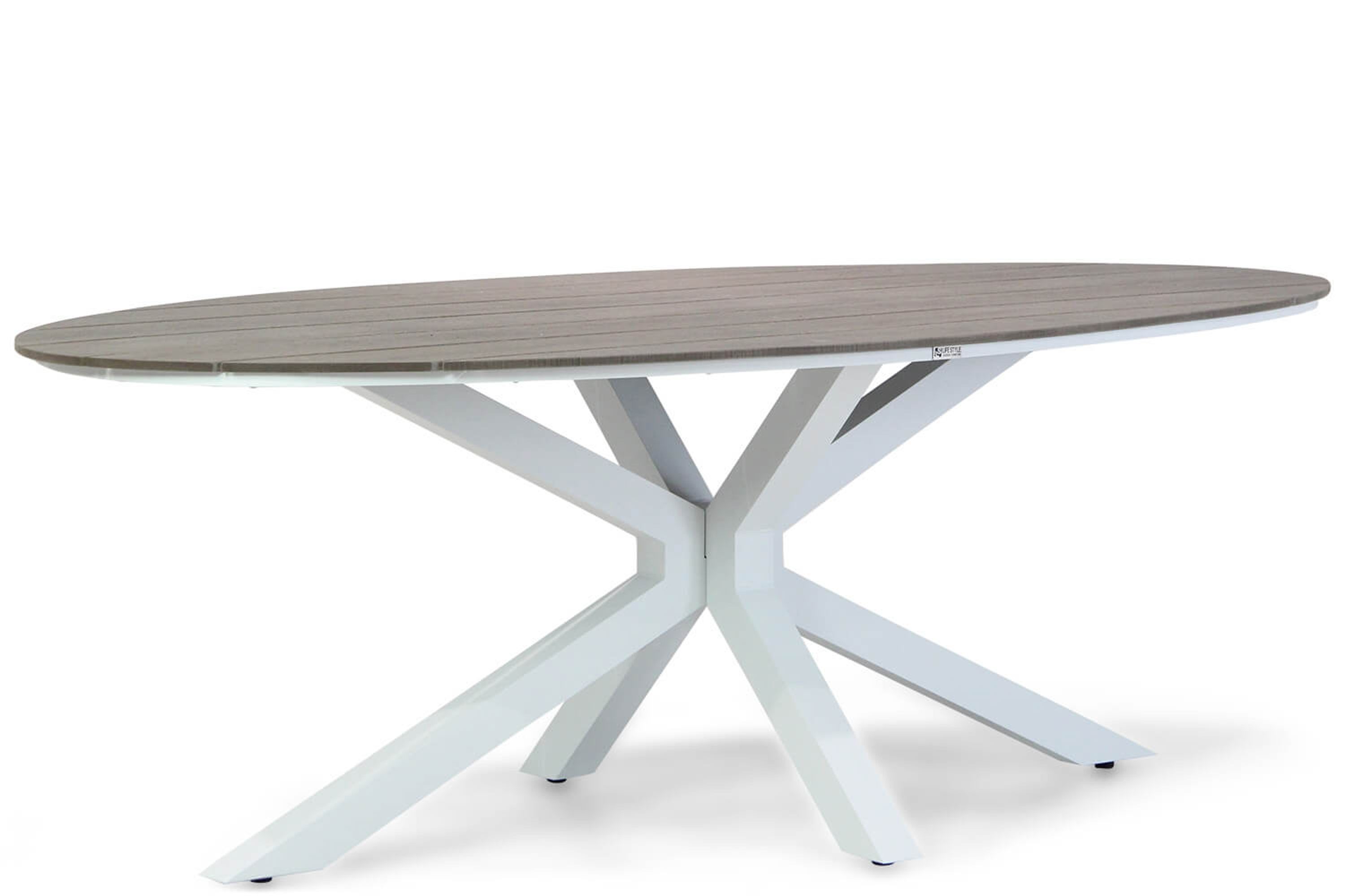 Lifestyle Panama dining tuintafel ellipse  220 x 115 cm