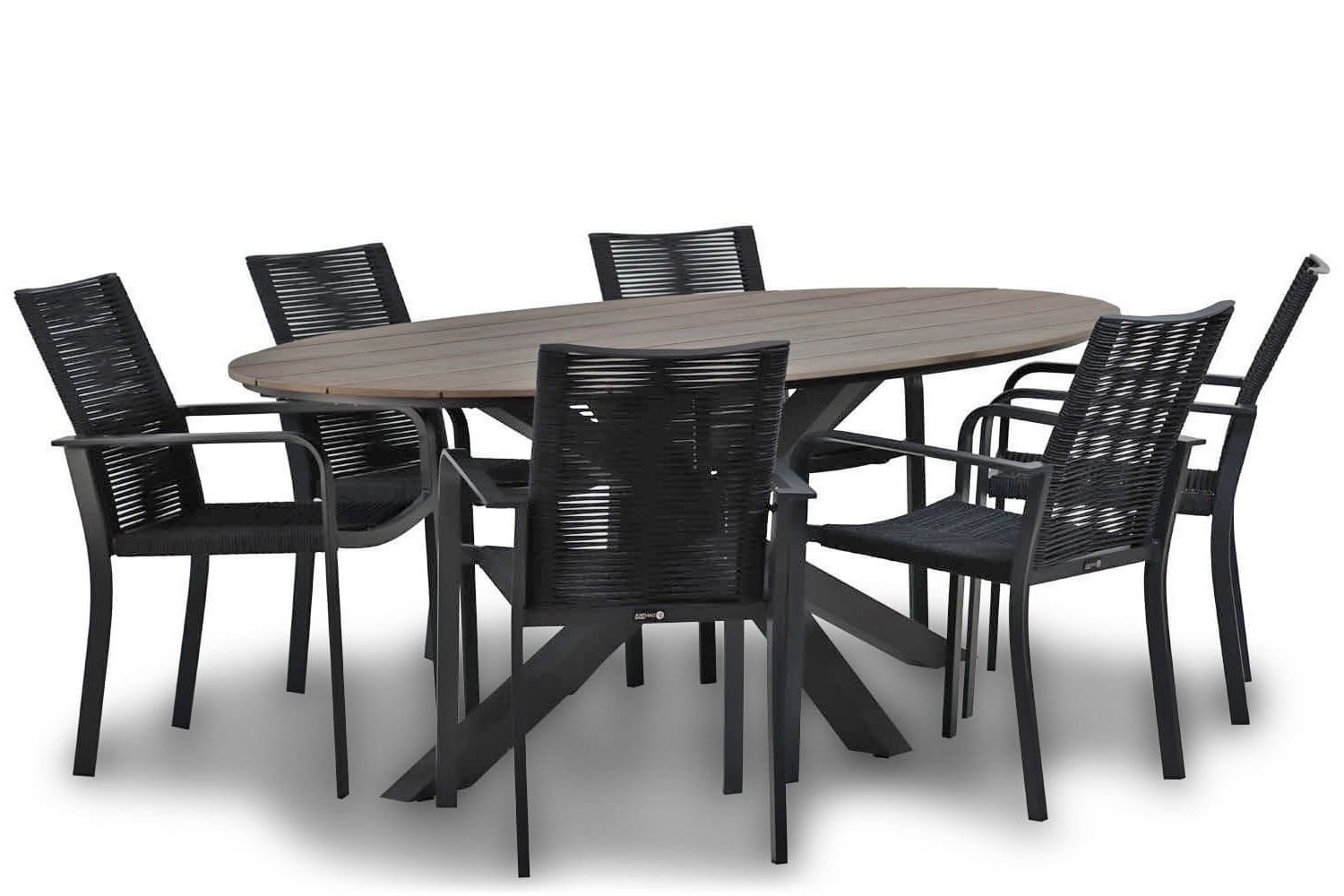 Santika Annisa/Matara 220 cm dining tuinset 7-delig thumbnail