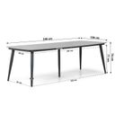 Coco Olivine/Vienna 240 cm dining tuinset 7-delig thumbnail