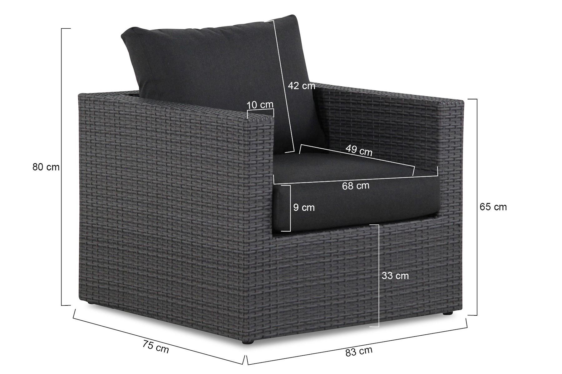 Garden Collections Houston hoek loungeset 7-delig