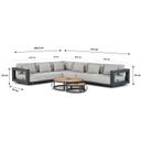 4 Seasons Outdoor Metropolitan/Lifestyle Westfield hoek loungeset 4-delig thumbnail
