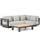 4 Seasons Outdoor Metropolitan/Lifestyle Ravalla 120 cm hoek loungeset 3-delig thumbnail