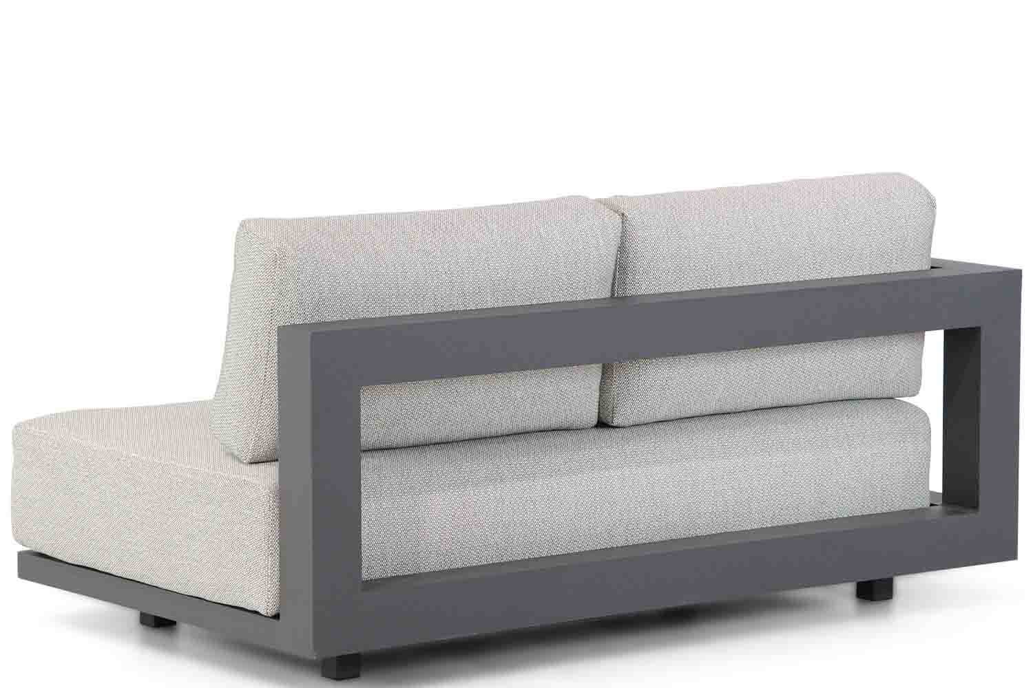 Metropolitan 2.5 seater bench right arm with 5 cushions 