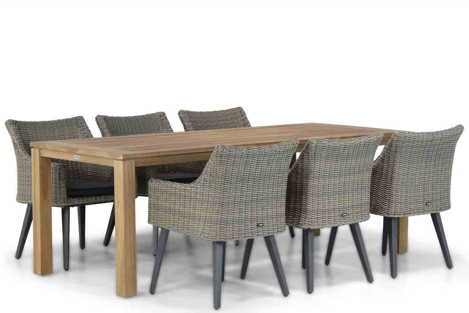 Garden Collections Milton/Bristol 220 cm dining tuinset 7-delig thumbnail