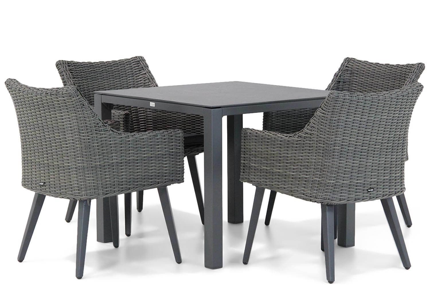 Garden Collections Milton/Pallazo 90 cm dining tuinset 5-delig thumbnail