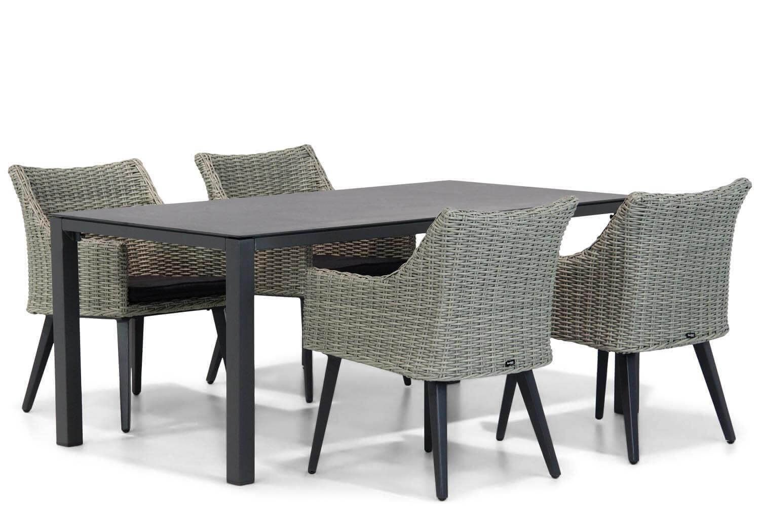 Garden Collections Milton/Pallazo 180 cm dining tuinset 5-delig thumbnail