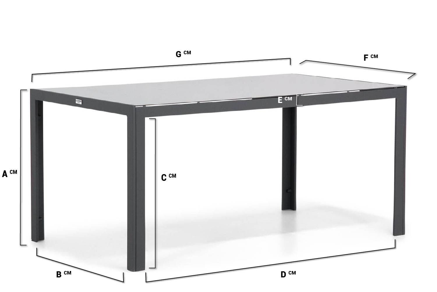 Coco Leonardo/Mondello 160 cm dining tuinset 5-delig
