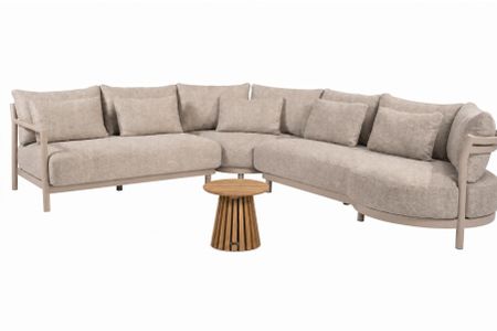 4 Seasons Outdoor Mykonos/Fungo 45 cm hoek loungeset 4-delig