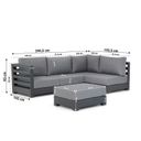 Santika Phantom hoek loungeset 5-delig thumbnail