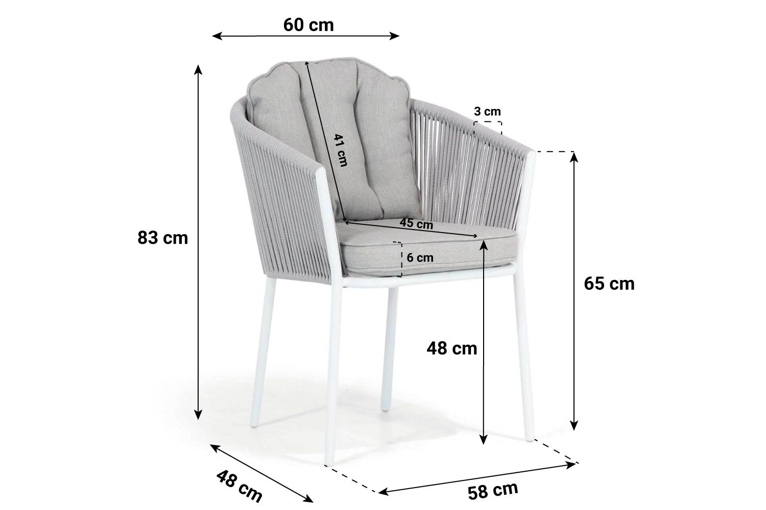 Santika Novita/Panama 220 cm dining tuinset 7-delig thumbnail