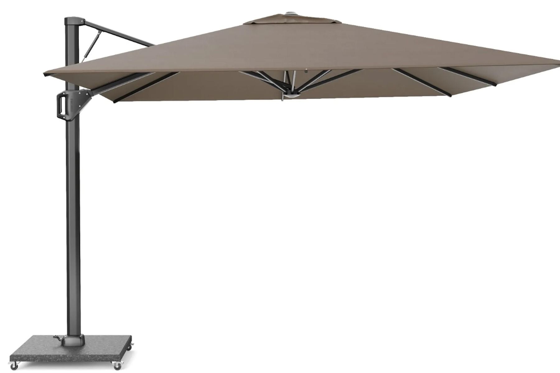 Platinum Beaufort premium zweefparasol 3.2x3.2m (excl.voet)