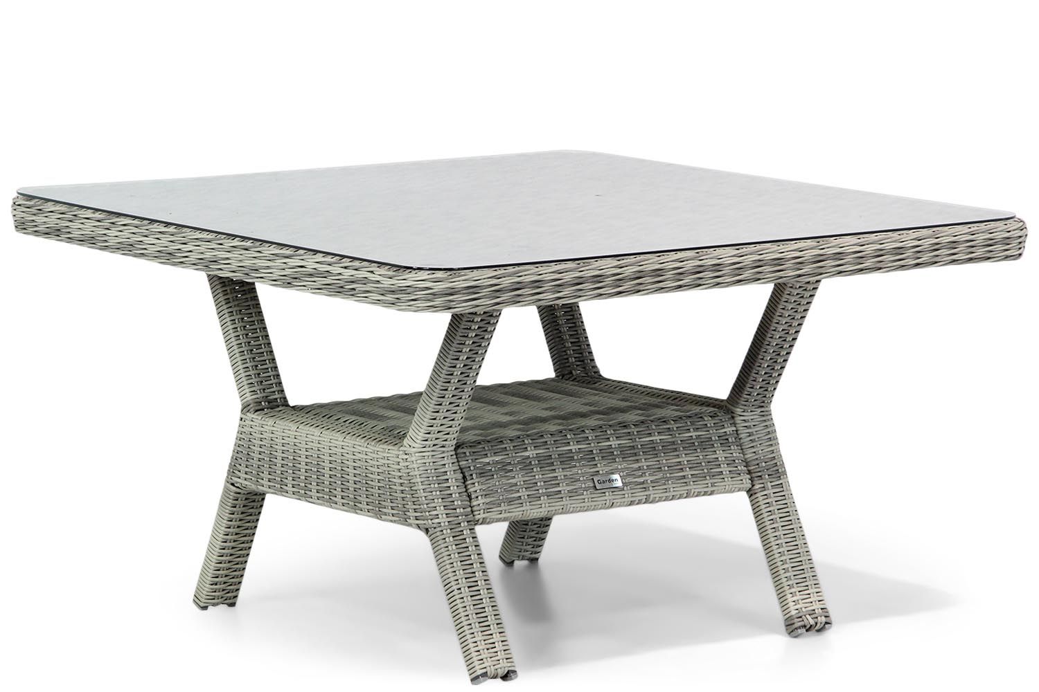 Garden Collections Napoli lounge/dining tuintafel 123 x 123 cm thumbnail