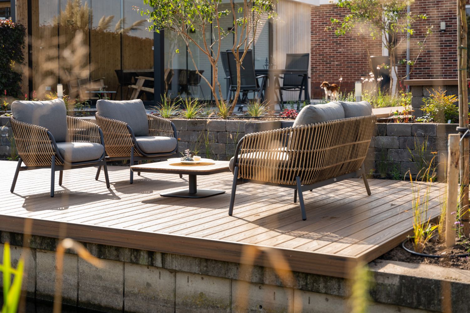 Coco Nathan/Pacific 60 cm/Montana 70 cm stoel-bank loungeset 5-delig