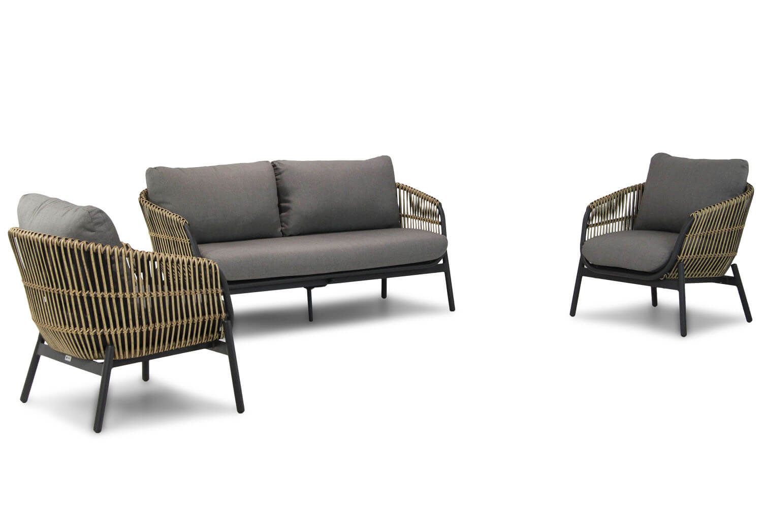 Coco Nathan stoel-bank loungeset 3-delig thumbnail