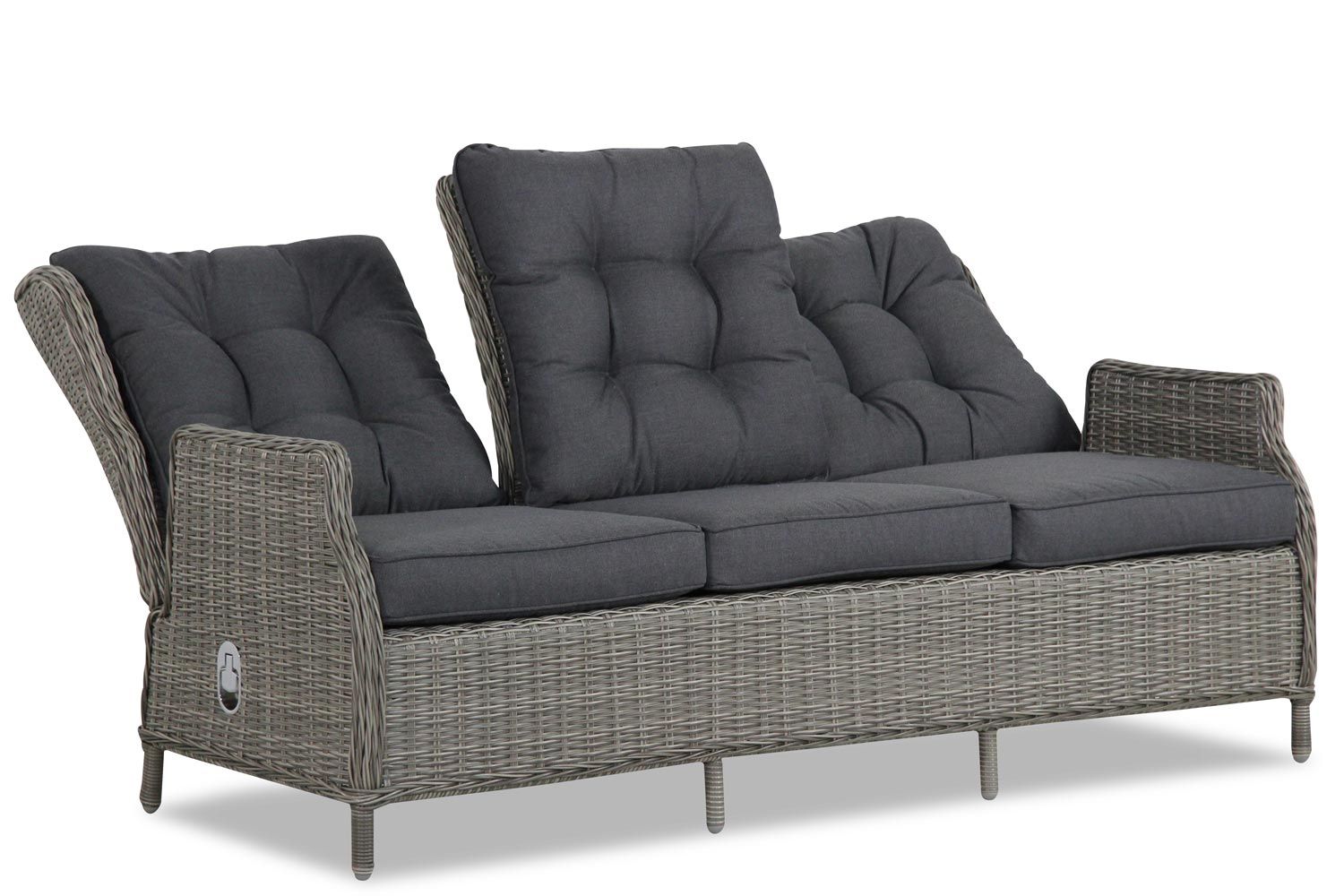 Garden Collections New Castle lounge tuinbank 3-zits verstelbaar