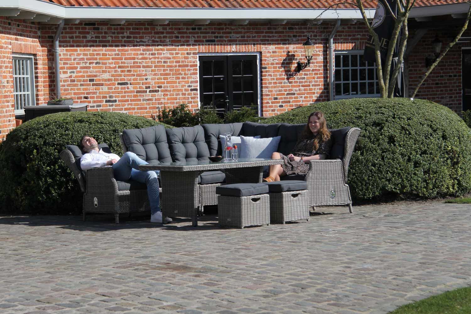 Garden Collections New Castle dining loungeset 5-delig