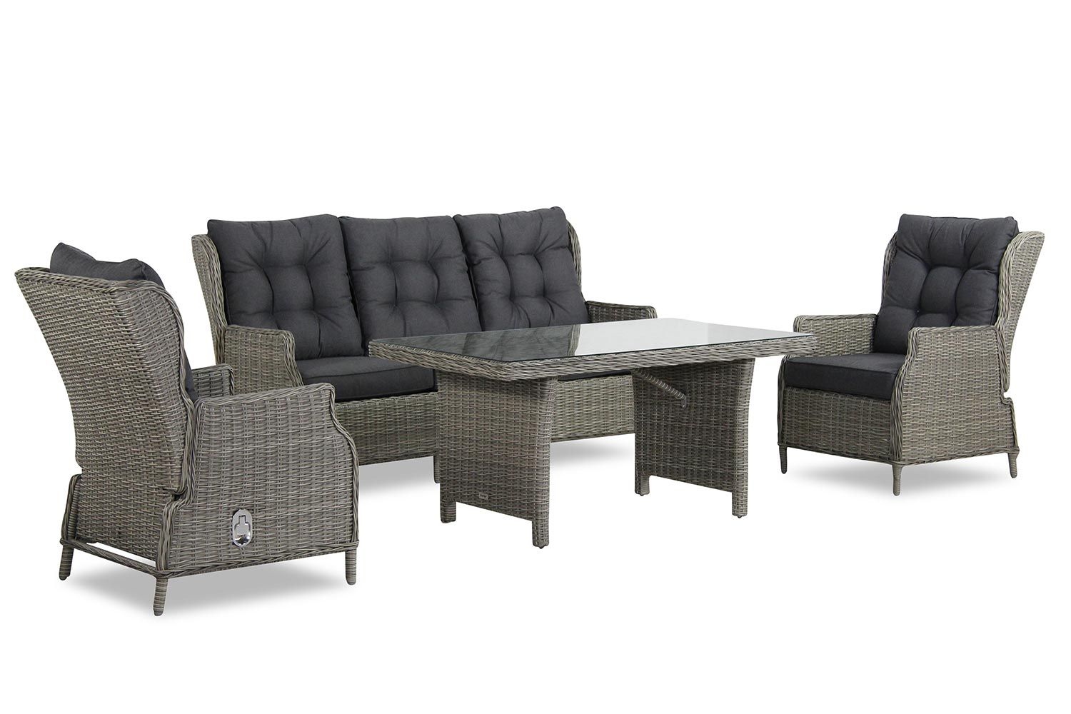 Garden Collections New Castle dining loungeset 4-delig thumbnail