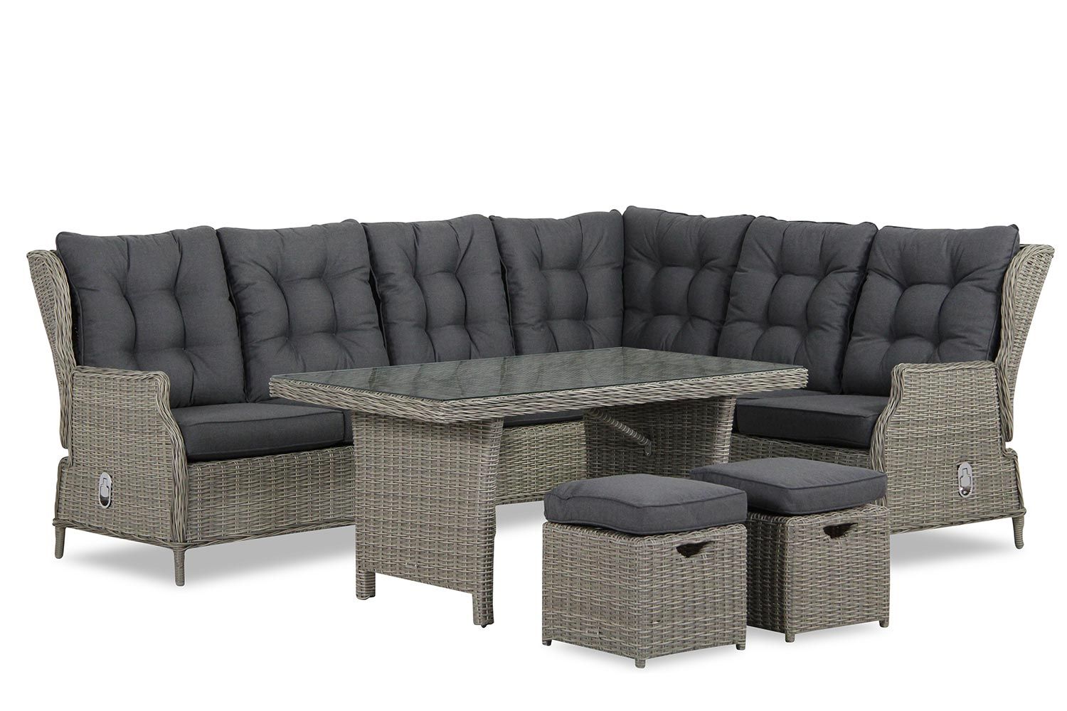 Garden Collections New Castle dining loungeset 7-delig thumbnail
