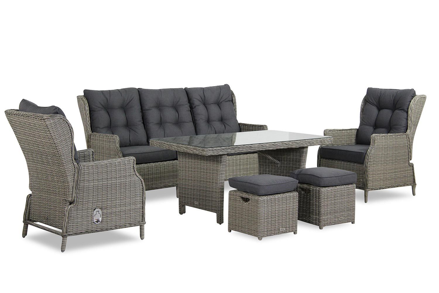 Garden Collections New Castle dining loungeset 6-delig thumbnail