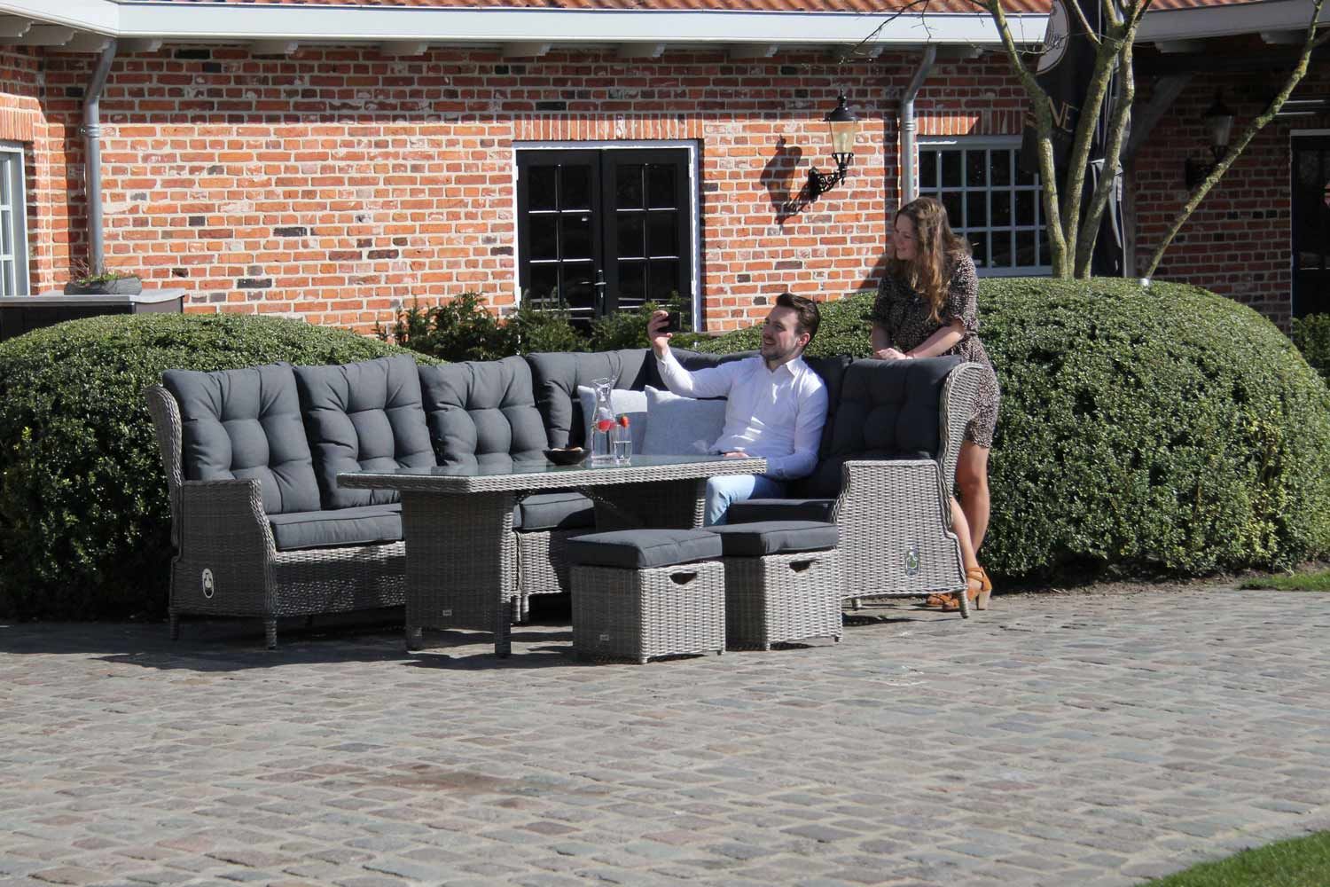 Garden Collections New Castle dining loungeset 5-delig