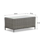 Garden Collections New Castle stoel-bank loungeset 4-delig thumbnail